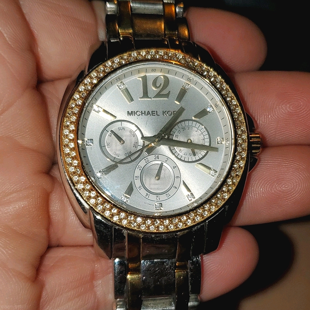 Michael Kors Gold/silver two-tone Bradshaw MK5693